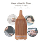 Ultrasonic Aroma Oil Diffuser Light Brown